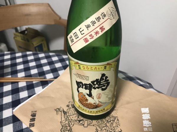 鳴門鯛 純米吟醸 本家松浦酒造場