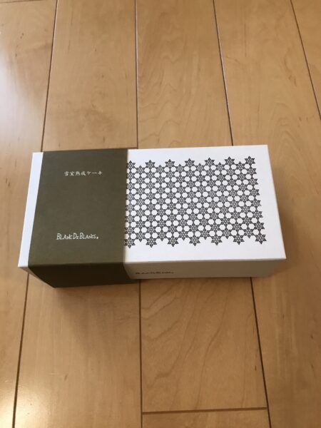 八海山雪室熟成ケーキ